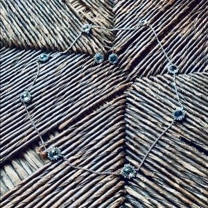 ✨⭐️ Anzie Blue Topaz Dew Drop Sterling Silver Necklace ✨